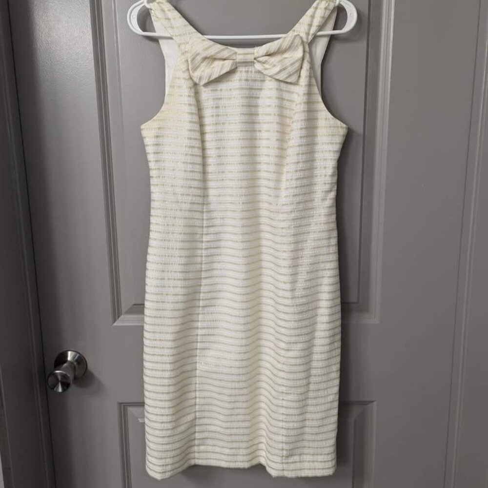 Lilly Pulitzer Gold and White Dress